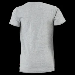 The Defender Alvin Jr Tee Grey Melange Grå Outlet