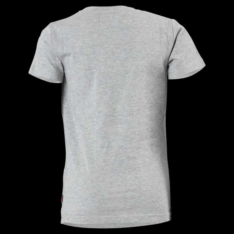 The Defender Alvin Jr Tee Grey Melange Grå Outlet