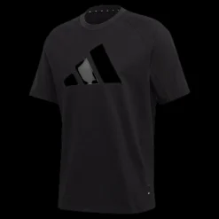 Outlet adidas The Pack Heavy Jersey Tee Black / White Svart