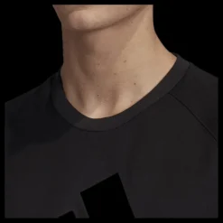 Outlet adidas The Pack Heavy Jersey Tee Black / White Svart