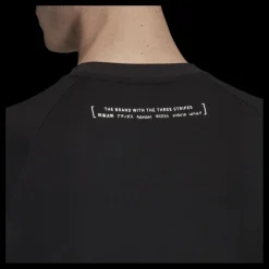 Outlet adidas The Pack Heavy Jersey Tee Black / White Svart