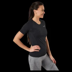 New BLACC Thea Seamless Tee Black Svart