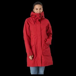 Didriksons Thelma Wns Parka 6 Pomme Red Röd