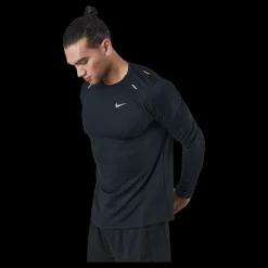 New Nike Therma-FIT Repel Element Men's Running Top BLACK/REFLECTIVE SILV Svart