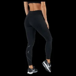 Clearance 2XU Thermal Mid-Rise Comp Tights Black Svart