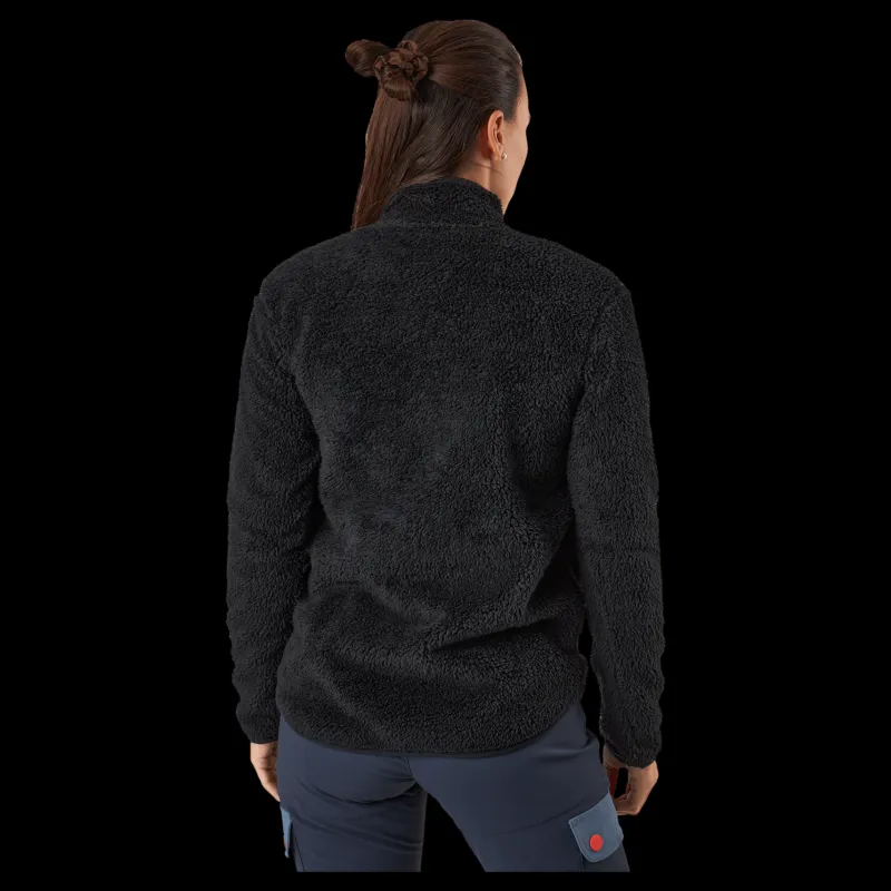 Clearance Tenson Thermal Pile Zip J W Black Svart