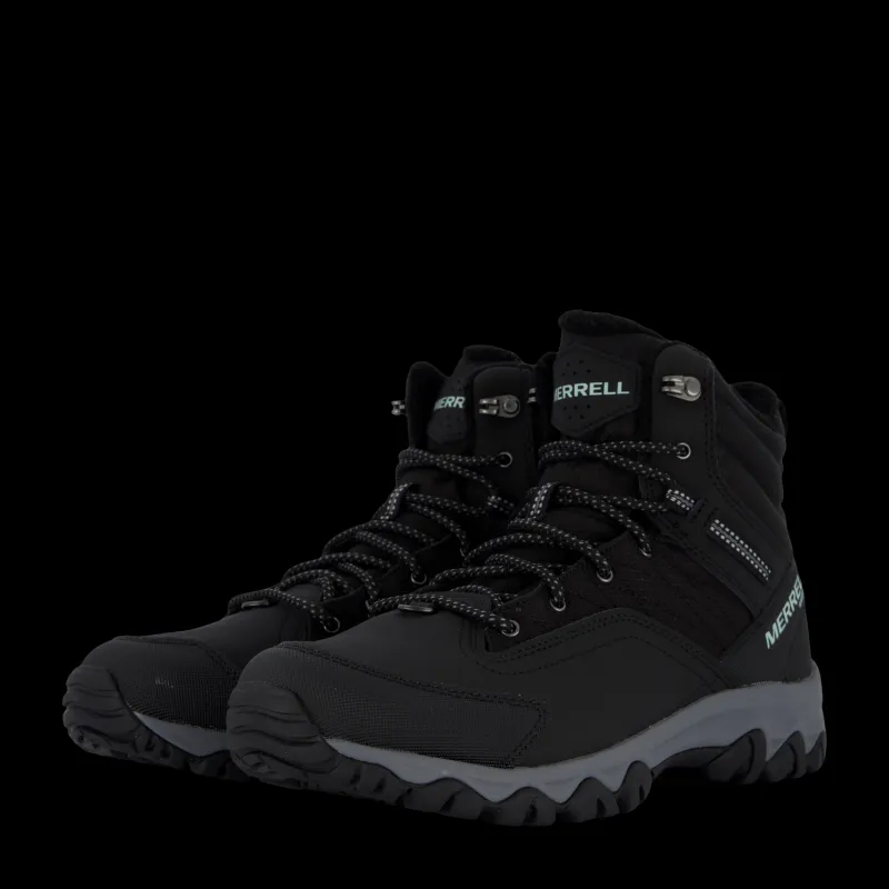 Merrell Thermo Akita Mid Wtpf Black Svart Clearance