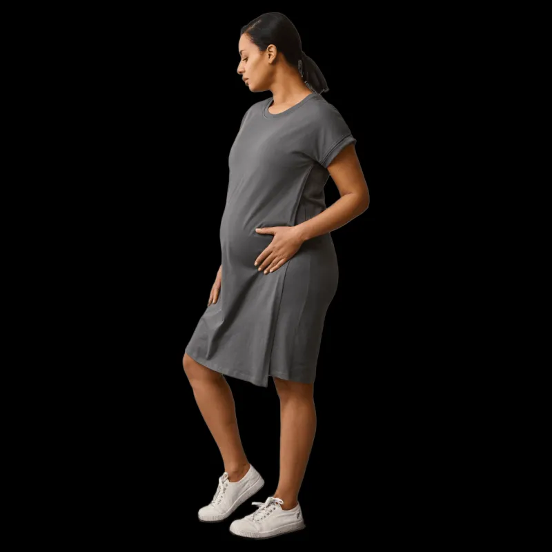 Boob The-shirt Dress Willow Green Svart Clearance
