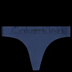 Calvin Klein Thong Blue Blå Best