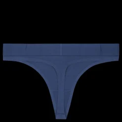 Calvin Klein Thong Blue Blå Best