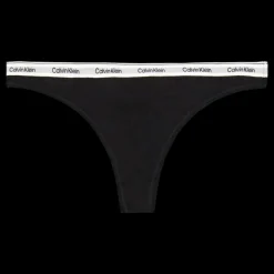 Sale Calvin Klein Thong 3pk Black Svart