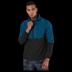 New Endurance Thorow Running Jacket With Hood Blue Blå