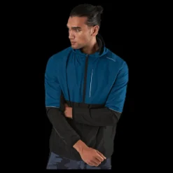 New Endurance Thorow Running Jacket With Hood Blue Blå