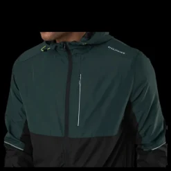 Endurance Thorow Running Jacket With Hood Green Grön Hot