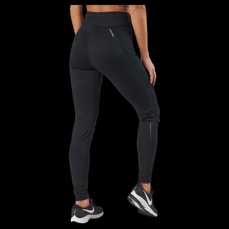 Odlo Tights Zeroweight Warm Black Svart Clearance
