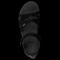 Teva Tirra Leather Black Svart Best