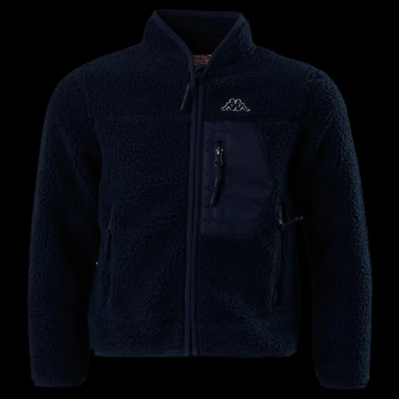 Kappa Toko Fleece Jacket Blue Blå Outlet