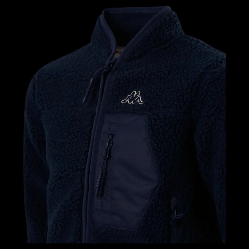 Kappa Toko Fleece Jacket Blue Blå Outlet