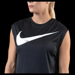 Nike Top SS Rebel GX White/Black Svart