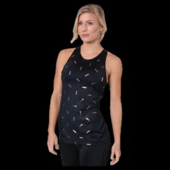 Nike Toss Print Tank Black Svart Discount