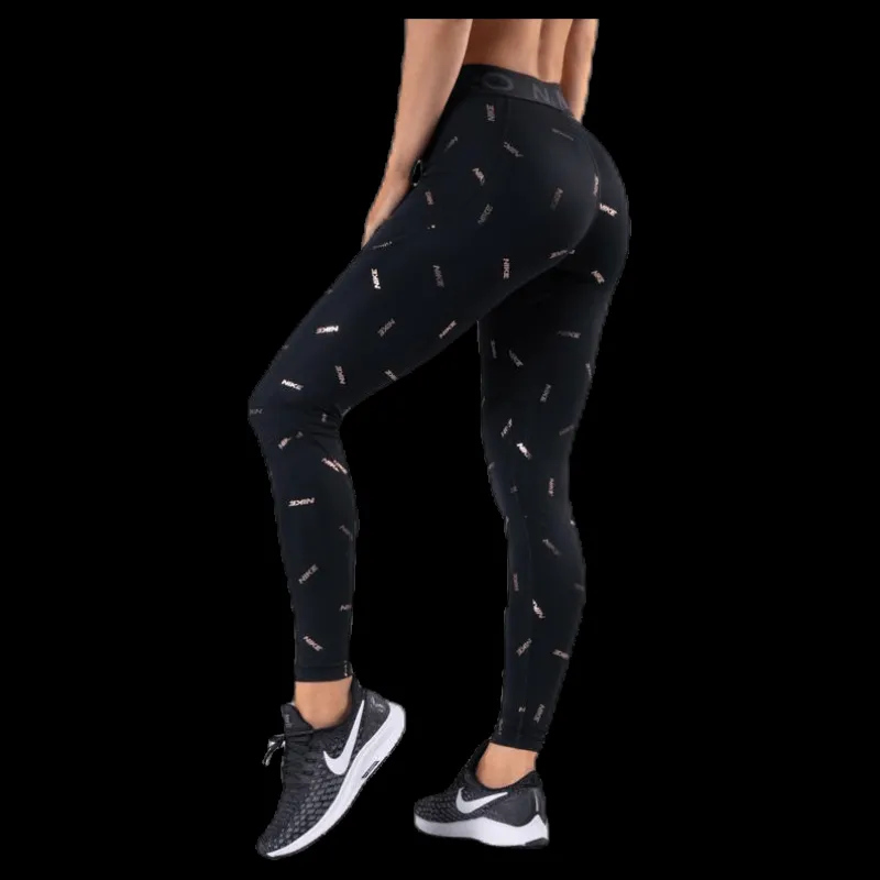 Nike Toss Print Tight Black Svart Online