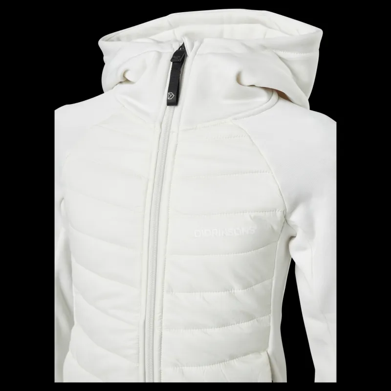 Hot Didriksons Tovik Girls Hoodie 4 Shell White Vit