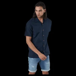Outlet Jack & Jones Tower Shirt Ss Blue Blå