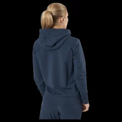 Outlet Kari Traa Traa Lounge Full-zip Hoodie Marin Blå