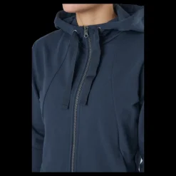 Outlet Kari Traa Traa Lounge Full-zip Hoodie Marin Blå