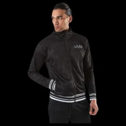 New Gavelo Track Jacket Black Black Svart