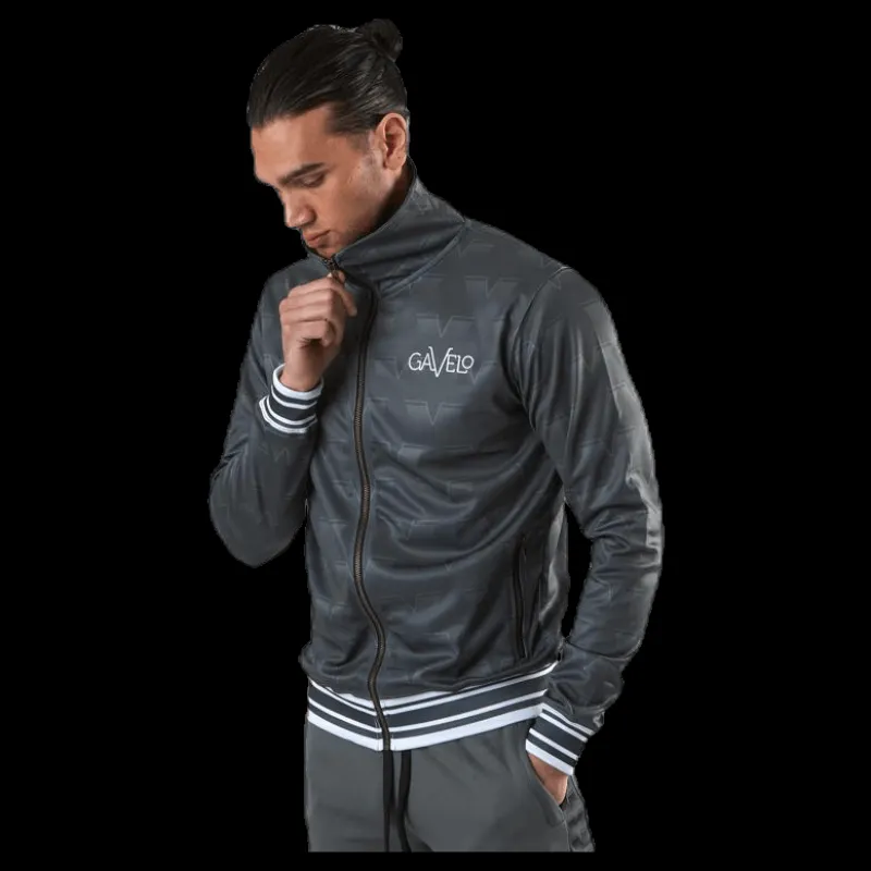 Gavelo Track Jacket Carbon Grey Grå Best