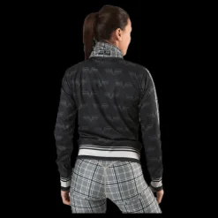 Gavelo Track Jacket GLNCHCK 3 Black/Beige Hot