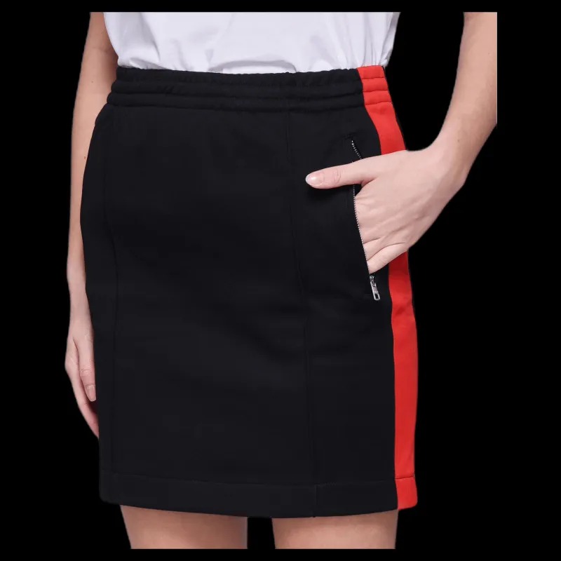 Calvin Klein Track Skirt Black Svart