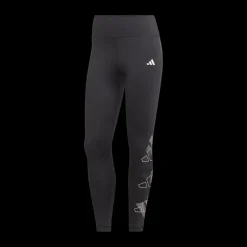 Best adidas Train Essentials Brand Love 7/8 Leggings Black Svart
