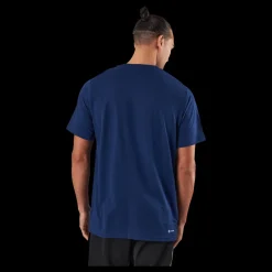 adidas Train Essentials Feelready Logo Training T-Shirt Dark Blue Blå Discount