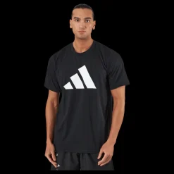 adidas Train Essentials Feelready Logo Training T-Shirt Black Svart Online
