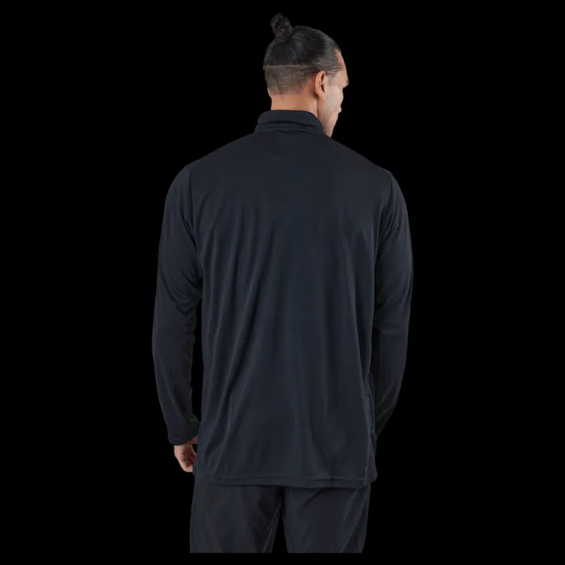 New adidas Train Essentials Seasonal Training 1/4-Zip Long Sleeve Sweatshirt Black Svart
