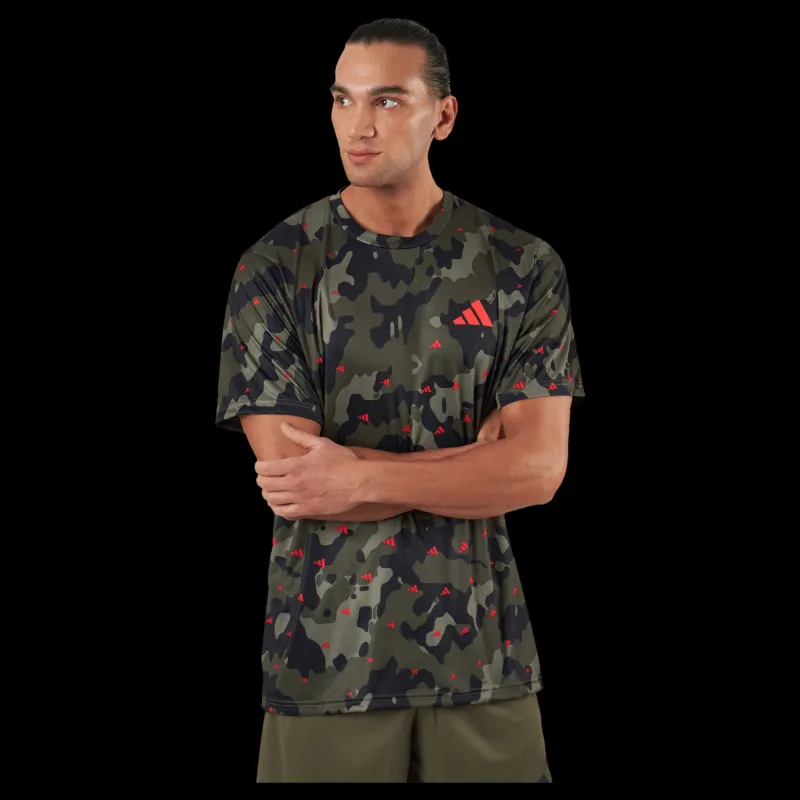Outlet adidas Train Essentials Seasonal Training T-Shirt Olistr/Brired Flerfärgad