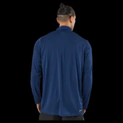 Online adidas Train Essentials Seasonal Training 1/4-Zip Long Sleeve Sweatshirt Dark Blue Blå