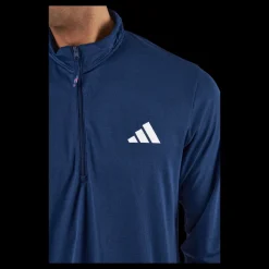 Online adidas Train Essentials Seasonal Training 1/4-Zip Long Sleeve Sweatshirt Dark Blue Blå