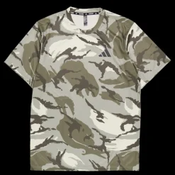 Hot adidas Train Essentials Seasonal Camo T-Shirt Beige
