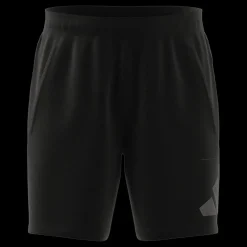 adidas Train Essentials Seasonal Big Logo Shorts Black Svart New