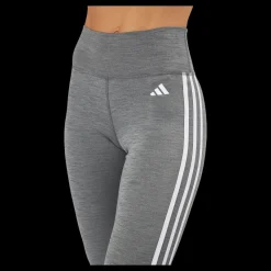 Outlet adidas Train Essentials 3-Stripes High-Waisted 7/8 Leggings Dark Grey Heather Grå