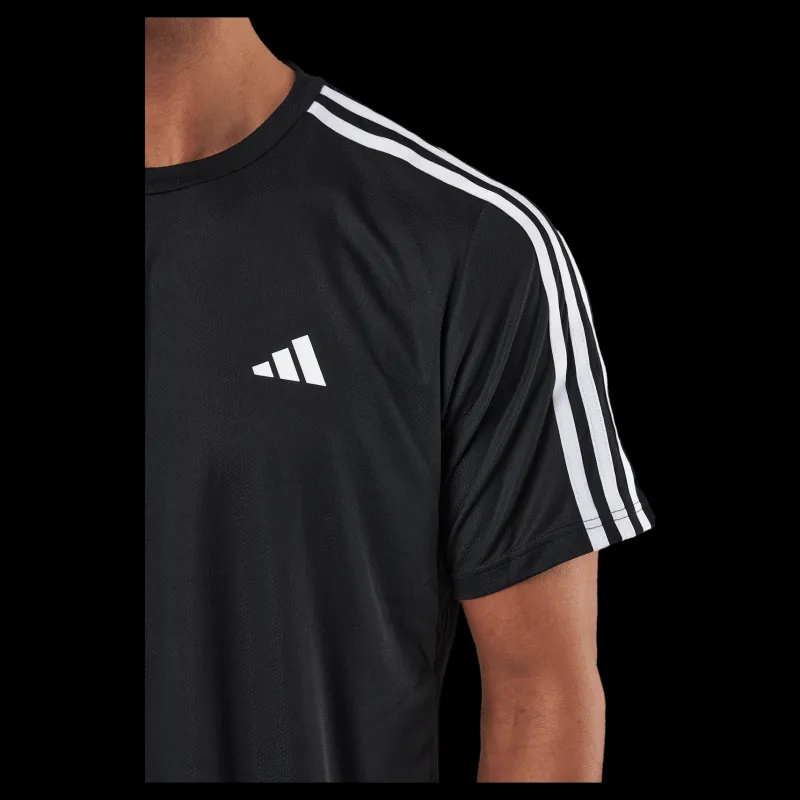 adidas Train Essentials 3-Stripes Training T-Shirt Black Svart New