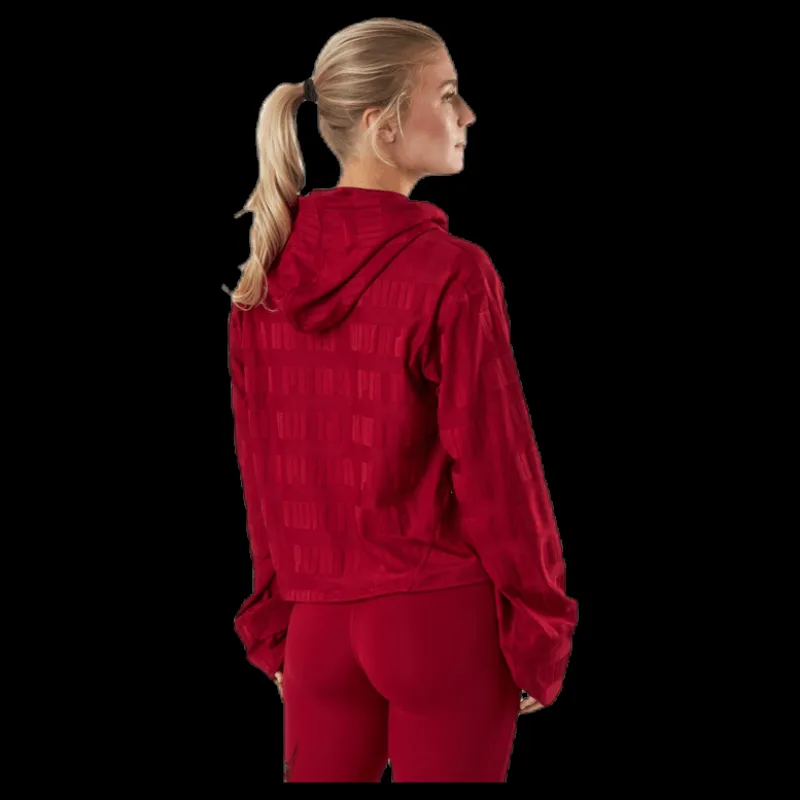 Online Puma Train First Mile Mono Hoodie Red Lila