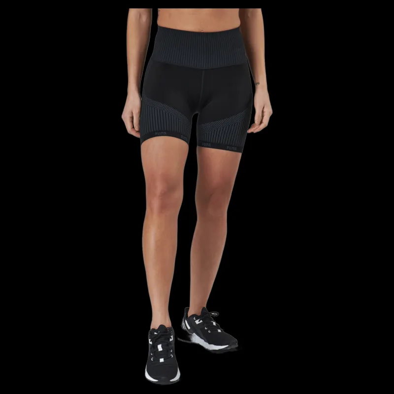 New Puma Train Formknit Seamless 5” Tig Black-asphalt Svart