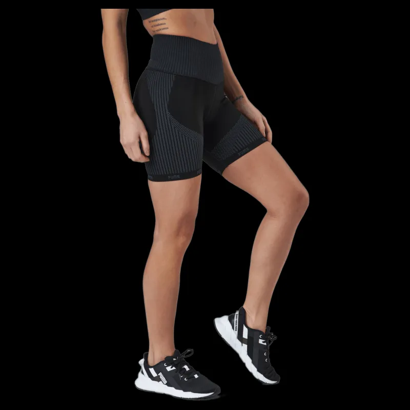 New Puma Train Formknit Seamless 5” Tig Black-asphalt Svart