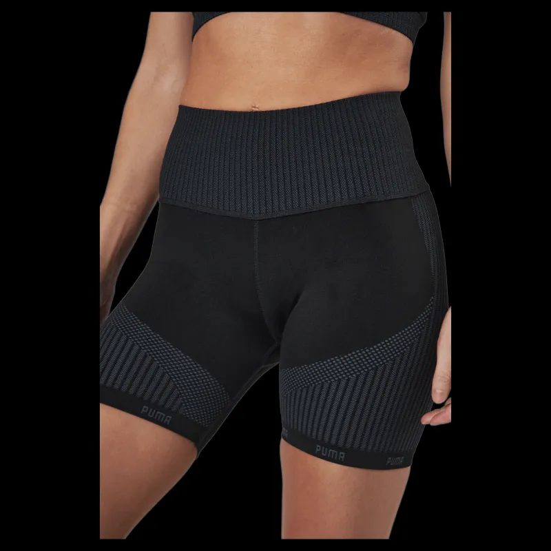 New Puma Train Formknit Seamless 5” Tig Black-asphalt Svart