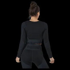 Puma Train Formknit Seamless Long S Black-asphalt Svart