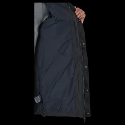Discount Superdry Train Heavyweight Puffer Dark Charcoal Svart